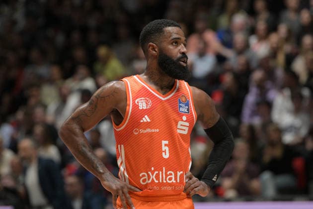 easyCredit Basketball Bundesliga, 33 Matchday, Niners Chemnitz Frankfurt Skyliners 07 05 2026 from 18 30 h Chemnitz, Chemnitz Arena Im Foto Cory Davis 5 easyCredit Basketball Bundesliga, 33 Matchday, Niners Chemnitz Frankfurt Skyliners Chemnitz Saxony Germany Copyright: xEHLxMedia MichelxKöhlerx 20260705-Niners Chemnitz-Frankfurt Skyliners_057