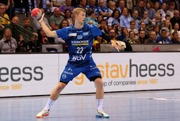 07 05 2026, Germany, Stuttgart, DAIKIN HBL Handball Bundesliga season 2025 2026, TVB Stuttgart vs Rhein Neckar Löwen, Torben Matzken TVB