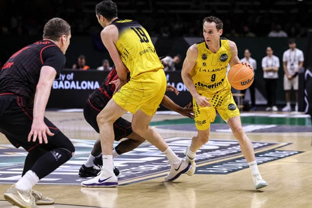 May 7, 2026, Badalona, Barcelona, Spain: Marcelinho Huertas of La Laguna Tenerife in action during the Final Four Basketball Champions League Semi Finals basketball match played between Rytas Vilnius and La Laguna Tenerife at Palau Olimpic Badalona on May 07, 2026 in Badalona, Barcelona, Spain. Badalona Spain - ZUMAa181 20260507_zaa_a181_027 Copyright: xJavierxBorregox