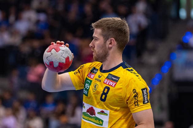 DAIKIN Handball Bundesliga TVB Stuttgart vs Rhein Neckar Löwen 07 05 2026 Stuttgart, GERMANY 07 May 2026 Tim Nothdurft Rhein Neckar Löwen, 8 during the match between TVB Stuttgart and Rhein Neckar Löwen on match day 31 of the Daikin Handball Bundesliga at the Porsche Arena Copyright: xBEAUTIFULxSPORTS Steinx