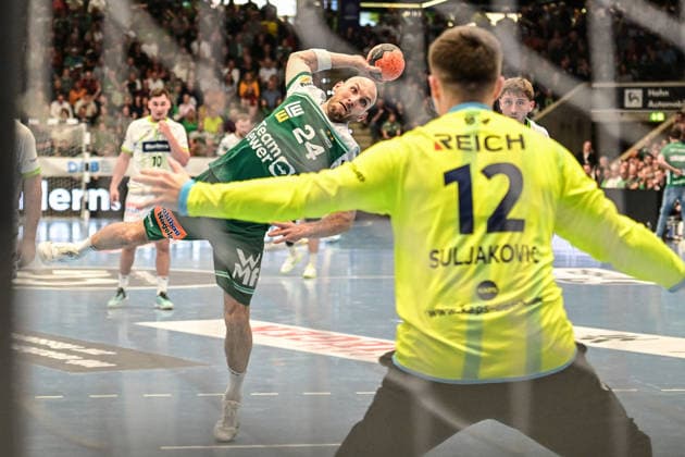 DAIKIN HBL Bundesliga Frisch Auf Göppingen HSG Wetzlar Göppingen, 07 05 2026 2 most successful 7-meter scorer Marcel Schiller Frisch Auf Göppingen, 24 Göppingen, 07 05 2026 31 DAIKIN Handball Bundesliga matchday, Frisch Auf Göppingen HSG Wetzlar, EWS Arena, Göppingen Copyright: xBEAUTIFULxSPORTS Märklx