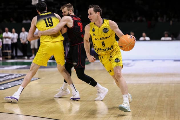 May 7, 2026, Badalona, Barcelona, Spain: Marcelinho Huertas of La Laguna Tenerife in action during the Final Four Basketball Champions League Semi Finals basketball match played between Rytas Vilnius and La Laguna Tenerife at Palau Olimpic Badalona on May 07, 2026 in Badalona, Barcelona, Spain. Badalona Spain - ZUMAa181 20260507_zaa_a181_038 Copyright: xJavierxBorregox