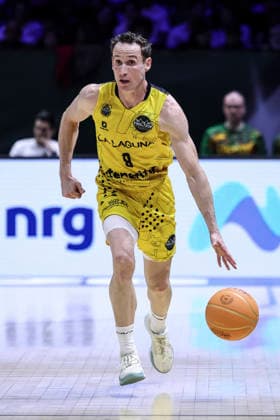 May 7, 2026, Badalona, Barcelona, Spain: Marcelinho Huertas of La Laguna Tenerife in action during the Final Four Basketball Champions League Semi Finals basketball match played between Rytas Vilnius and La Laguna Tenerife at Palau Olimpic Badalona on May 07, 2026 in Badalona, Barcelona, Spain. Badalona Spain - ZUMAa181 20260507_zaa_a181_044 Copyright: xJavierxBorregox