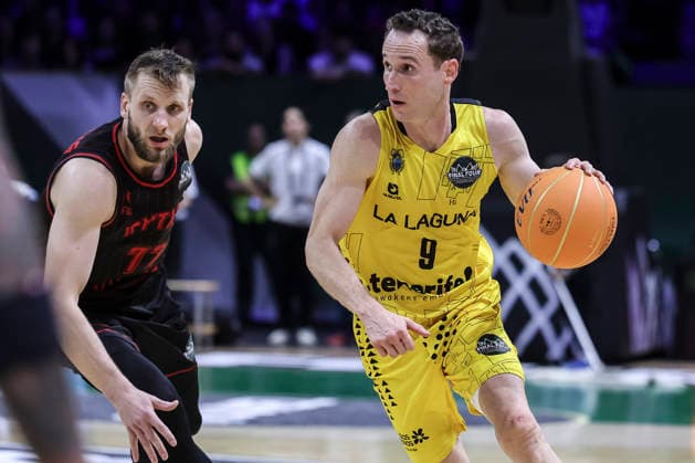 May 7, 2026, Badalona, Barcelona, Spain: Marcelinho Huertas of La Laguna Tenerife in action during the Final Four Basketball Champions League Semi Finals basketball match played between Rytas Vilnius and La Laguna Tenerife at Palau Olimpic Badalona on May 07, 2026 in Badalona, Barcelona, Spain. Badalona Spain - ZUMAa181 20260507_zaa_a181_046 Copyright: xJavierxBorregox