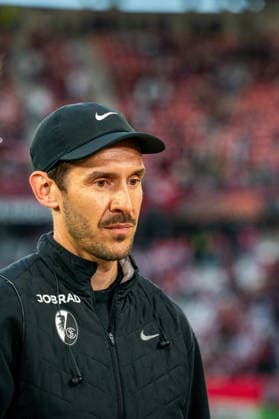 07 05 2026, xdaymx, Football UEFA Europa League, SC Freiburg Sporting Julian Schuster before the second leg against Braga DFL DFB REGULATIONS PROHIBIT ANY USE OF PHOTOGRAPHS as IMAGE SEQUENCES and or QUASI VIDEO Freiburg