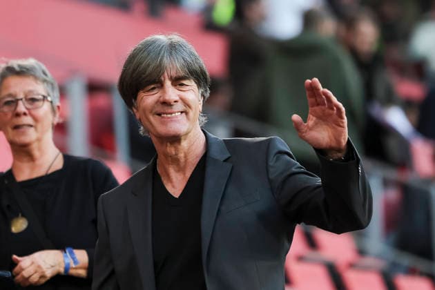 Joachim Löw ex national coach DFB , Germany, football, UEFA Europa League, semi-final, 2025 2026, SC Freiburg vs Sporting Braga, 07 05 2026, Freiburg im Breisgau Europa Park Stadium Germany Copyright: xGrantxHubbsx