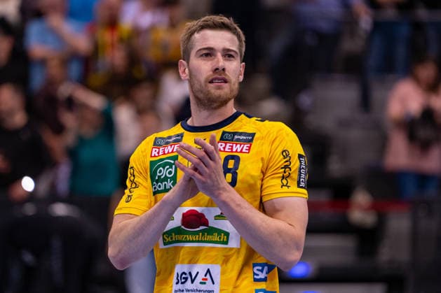 DAIKIN Handball Bundesliga TVB Stuttgart vs Rhein Neckar Löwen 07 05 2026 Stuttgart, GERMANY 07 May 2026 Tim Nothdurft Rhein Neckar Löwen, 8 after the match between TVB Stuttgart and Rhein Neckar Löwen on match day 31 of the Daikin Handball Bundesliga at the Porsche Arena Copyright: xBEAUTIFULxSPORTS Steinx