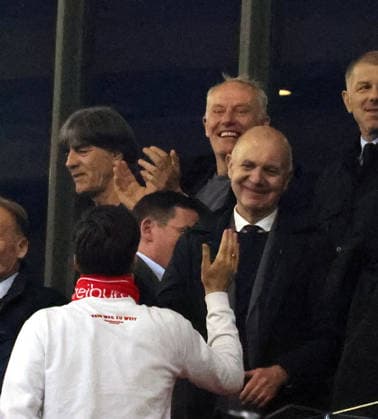 07 05 26 SC Freiburg SC Braga Germany, Freiburg, 07 05 2026, Football, Europa League, Season 2025 2026, Semi-final, SC Freiburg SC Braga v l Joachim Löw, Christian Streich, Bernd Neuendorf