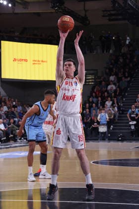 2026 05 07 xfsx GER,Hamburg,1 Basketballl Bundesliga, easyCredit BBL,Veolia Towers Hamburg vs Fitness First Wuerzburg Baskets, in the Inselpark Arena , v l Christian Skladanowski Wuerzburg Baskets ,19 Copyright: HMBxMedia FernandoxSoares