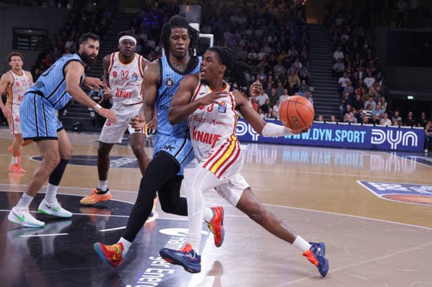 2026 05 07 xfsx GER,Hamburg,1 Basketballl Bundesliga, easyCredit BBL,Veolia Towers Hamburg vs Fitness First Wuerzburg Baskets, in the Inselpark Arena , v l Copyright: HMBxMedia FernandoxSoares