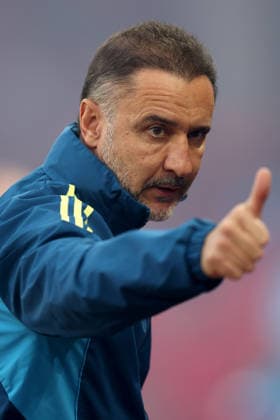 Aston Villa gegen Nottingham Forest 07. Mai 2026, Aston UEFA EUROPA League Halbfinale Rückspiel Aston Villa gegen Nottingham Forest Nottingham Forest Manager Vitor Pereira Foto Charlotte Wilson Abseits Aston UK  Copyright: xCharlottexWilsonx xOffsidexOffside