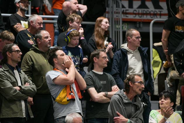 easyCredit Basketball Bundesliga, 33 Matchday, Niners Chemnitz Frankfurt Skyliners 07 05 2026 from 18 30 h Chemnitz, Chemnitz Arena In the photo Niners Chemnitz Fan easyCredit Basketball Bundesliga, 33 Matchday, Niners Chemnitz Frankfurt Skyliners Chemnitz Saxony Germany Copyright: xEHLxMedia MichelxKöhlerx 20260705-Niners Chemnitz-Frankfurt Skyliners_088