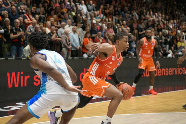 easyCredit Basketball Bundesliga, 33 Matchday, Niners Chemnitz Frankfurt Skyliners 07 05 2026 from 18 30 h Chemnitz, Chemnitz Arena In the photo Eric Washington 33 easyCredit Basketball Bundesliga, 33 Matchday, Niners Chemnitz Frankfurt Skyliners Chemnitz Saxony Germany Copyright: xEHLxMedia MichelxKöhlerx 20260705-Niners Chemnitz-Frankfurt Skyliners_138