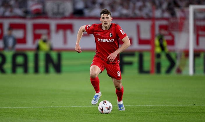 FOOTBALL EUROPE LEAGUE SEASON 2025 2026 Semi-final second leg 07 05 2026 SC Freiburg SC Braga Maximilian Eggestein SC Freiburg