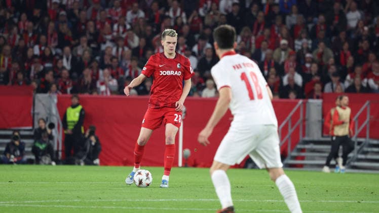 07 05 2026, xrekx, Football UEFA Europa League, SC Freiburg Sporting Braga v l Matthias Ginter SC Freiburg DFL DFB REGULATIONS PROHIBIT ANY USE OF PHOTOGRAPHS as IMAGE SEQUENCES and or QUASI VIDEO Freiburg