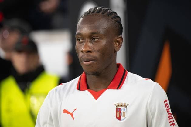 Mario Dorgeles 20 Sporting Braga , SC Freiburg vs Sporting Braga, Football, Europa League 2025 2026, Semifinal, 07 05 2026 Freiburg Baden Wuerttemberg Germany Copyright: xkolbert-press MarkusxVerwimpx