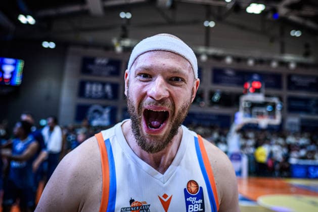 easycredit BBL Basketball Bundesliga 2025 2026 33 Matchday 07 05 2026 Science City Jena vs MLP Academics Heidelberg Robin Christen Jena , after relegation, Portrait Sparkassen Arena