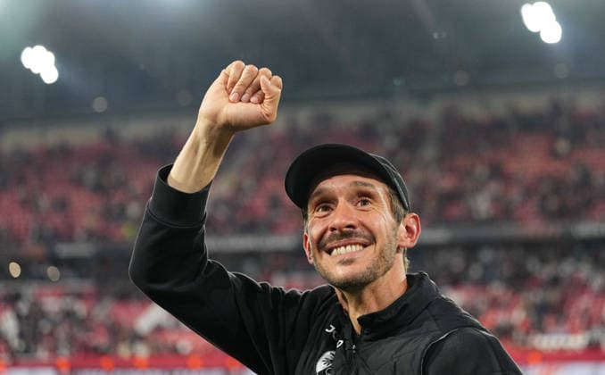 Julian Schuster SC Freiburg celebrate during Freiburg and Braga, UEFA Europa League Semi final, Europa Park Stadion, Freiburg, Germany on May 7, 2026 Thor Wegner DeFodi Images Photo by DeFodi Images
