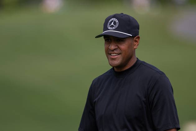 May 7, 2026: Tony Finau walks on to the green of the first hole during the first round of the 2026 Truist Championship at Quail Hollow Club in Charlotte, NC. ( CSM) Charlotte United States - ZUMAc04_ 20260507_zma_c04_039 Copyright: xScottxKinserx