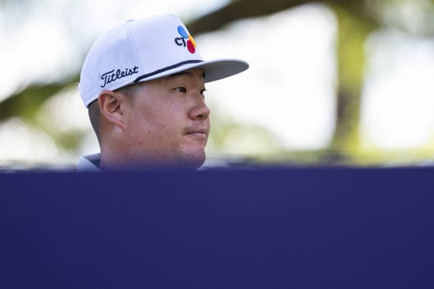 May 7, 2026: Sungjae Im steps up on the second tee during the first round of the 2026 Truist Championship at Quail Hollow Club in Charlotte, NC. ( CSM) Charlotte United States - ZUMAc04_ 20260507_zma_c04_041 Copyright: xScottxKinserx