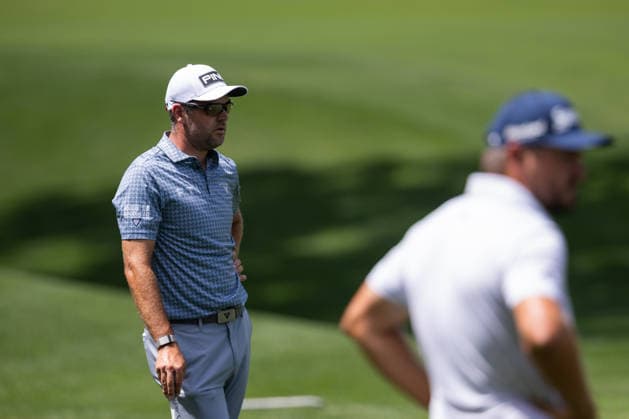 May 7, 2026: Corey Conners looks on during the first round of the 2026 Truist Championship on the eighth hole at Quail Hollow Club in Charlotte, NC. ( CSM) Charlotte United States - ZUMAc04_ 20260507_zma_c04_047 Copyright: xScottxKinserx
