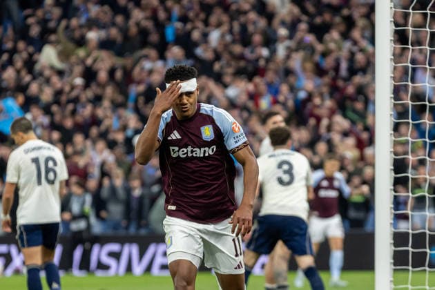 Aston Villa v Nottingham Forest, Europa League, Semi-Final GOAL scores 1-0 Aston Villa forward Ollie Watkins (11) scores and celebrates during the Europa League semi final second leg match between Aston Villa and Nottingham Forest at Villa Park, Birmingham, UK on 7 May 2026. Birmingham Villa Park West Midlands UK Editorial use only , Copyright: xManjitxNarotrax PSI-24205-0089