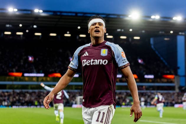 Aston Villa v Nottingham Forest, Europa League, Semi-Final GOAL scores 1-0 Aston Villa forward Ollie Watkins (11) scores and celebrates during the Europa League semi final second leg match between Aston Villa and Nottingham Forest at Villa Park, Birmingham, UK on 7 May 2026. Birmingham Villa Park West Midlands UK Editorial use only , Copyright: xManjitxNarotrax PSI-24205-0090