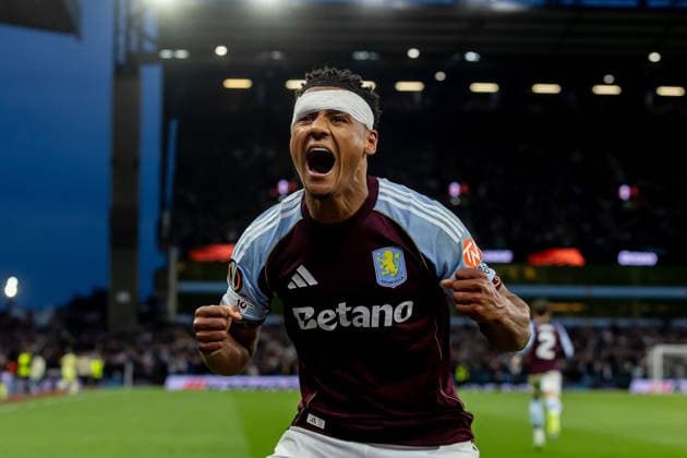 Aston Villa v Nottingham Forest, Europa League, Semi-Final GOAL scores 1-0 Aston Villa forward Ollie Watkins (11) scores and celebrates during the Europa League semi final second leg match between Aston Villa and Nottingham Forest at Villa Park, Birmingham, UK on 7 May 2026. Birmingham Villa Park West Midlands UK Editorial use only , Copyright: xManjitxNarotrax PSI-24205-0092