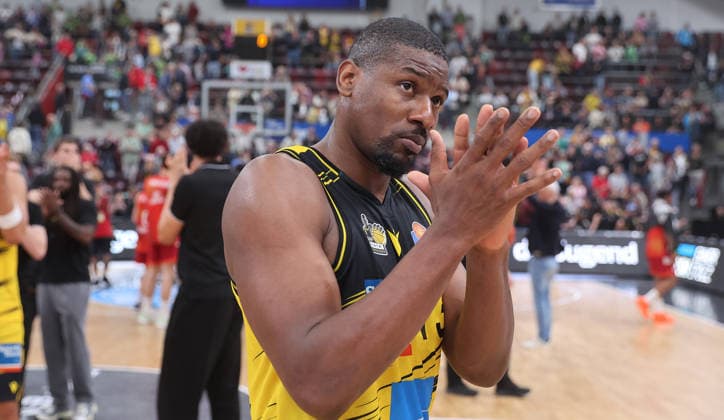Ludwigsburg , easyCredit Basketball Bundesliga MHP Riesen Ludwigsburg vs Bayern Munich , Yorman Polas Bartolo Riesen