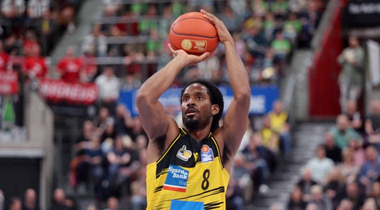 Ludwigsburg , easyCredit Basketball Bundesliga MHP Riesen Ludwigsburg vs Bayern Munich , Terrell Harris Riesen