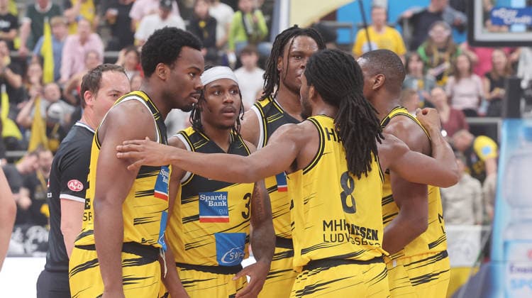 Ludwigsburg , easyCredit Basketball Bundesliga MHP Riesen Ludwigsburg vs Bayern Munich , Team Riesen