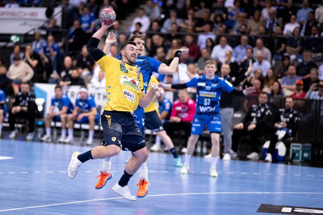 Jannik Kohlbacher Rhein Neckar Loewen, 80 TVB Stuttgart vs Rhein Neckar Loewen, DAIKIN Handballbundesliga, 31 Matchday, Season 2025 2026, 07 05 2026 Eibner Pressefoto Andreas Ulmer TVB Stuttgart vs Rhein Neckar Loewen, DAIKIN Handballbundesliga, 31 Matchday, Season 2025 2026, 07 05 2026 Stuttgart Copyright: xEibner-Pressefoto AndreasxUlmerx EP_AUR