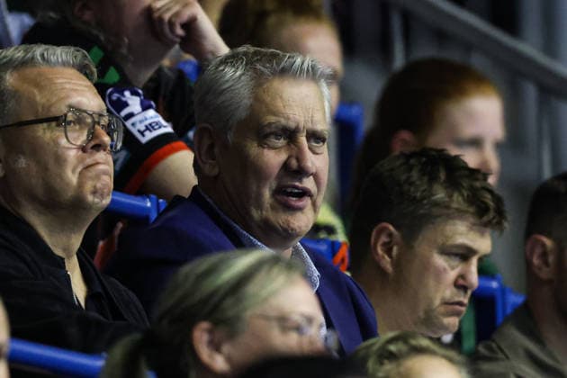 Promoter Ulf Steinforth Quarterfinals Handball Machineseeker Champions League Season 2025 2026 SC Magdeburg vs SC Pick Szeged at the GETEC Arena in Magdeburg Handball,Germany,07 05 2026