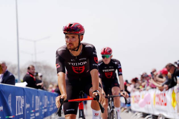Italy™s Luca Mozzato of Tudor Pro Cycling Team during Stage 1 of the Giro d™Italia, from Nessebar to Burgas, Bulgaria, Friday, May 8, 2026.  Copyright: xMassimoxPaolone LaPressex