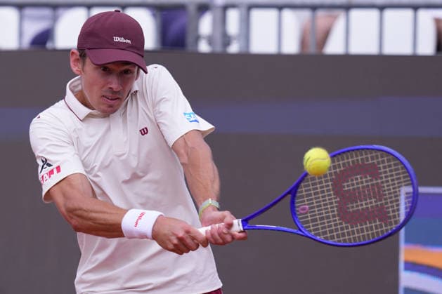 Alex De Minaur (AUS) during the match between Alex De Minaur (AUS) vs Matteo Arnaldi (ITA) at the Italian Open in Rome, Friday, May 8, 2026. (Alfredo Falcone LaPresse)  Copyright: xAlfredoxFalcone LaPressex