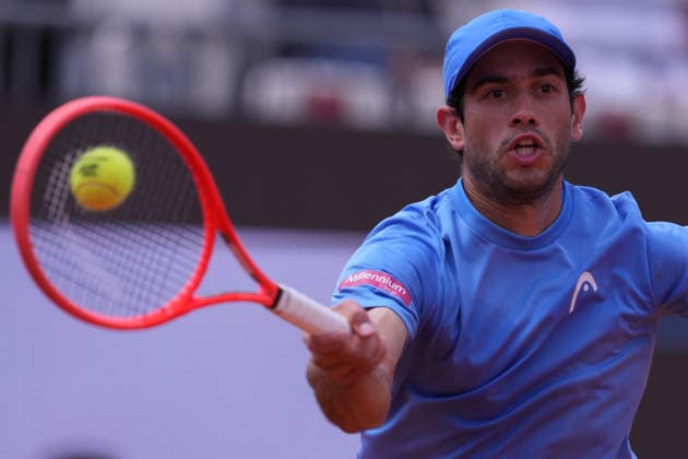 Nuno Borges (POR) during the match between Nuno Borges (POR) vs Rafael Jodar (ESP) at the Italian Open in Rome, Friday, May 8, 2026. (Alfredo Falcone LaPresse)  Copyright: xAlfredoxFalcone LaPressex