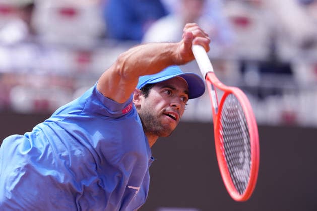 Nuno Borges (POR) during the match between Nuno Borges (POR) vs Rafael Jodar (ESP) at the Italian Open in Rome, Friday, May 8, 2026. (Alfredo Falcone LaPresse)  Copyright: xAlfredoxFalcone LaPressex