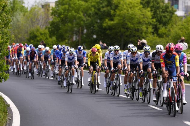 during Stage 1 of the Giro d™Italia, from Nessebar to Burgas, Bulgaria, Friday, May 8, 2026.  Copyright: xFabioxFerrari LaPressex