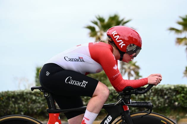 UCI Para Cycling Road World Cup: Round 3 Picture by Olly Hassell SWpix.com - 08 05 2026 - Cycling - UCI Para Cycling Road World Cup: Round 3 - Pescara, Abruzzo, Italy - Women C3 Individual Time Trial (ITT) - Mel Pemble (Canada) Copyright: x xSWpix.comx(t axPhotographyxHubxLtd)xOllyxHassell SWpix.comx SWP-3030-13960