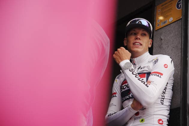 Stage Winner: Frenchman Paul Magnier of Soudal Quick-Step during Stage 1 of the Giro d™Italia, from Nessebar to Burgas, Bulgaria, Friday, May 8, 2026.  Copyright: xMarcoxAlpozzi LaPressex