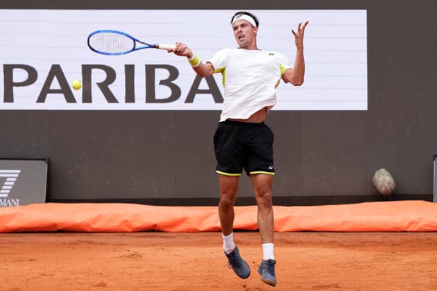 Daniel Altmaier of Germany during the match against Alexander Zverev of Germany at the Internazionali BNL d Italia 2026 tennis tournament at Foro Italico in Rome (Italy) on May, 8, 2026. AntoniettaxBaldassarre