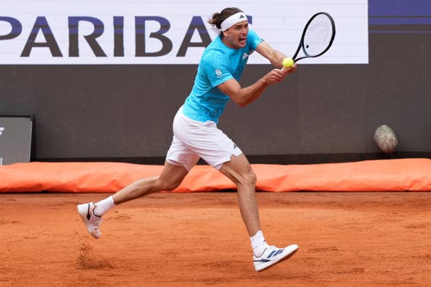 Alexander Zverev of Germany during the match against Daniel Altmaier of Germany at the Internazionali BNL d Italia 2026 tennis tournament at Foro Italico in Rome (Italy) on May, 8, 2026. AntoniettaxBaldassarre