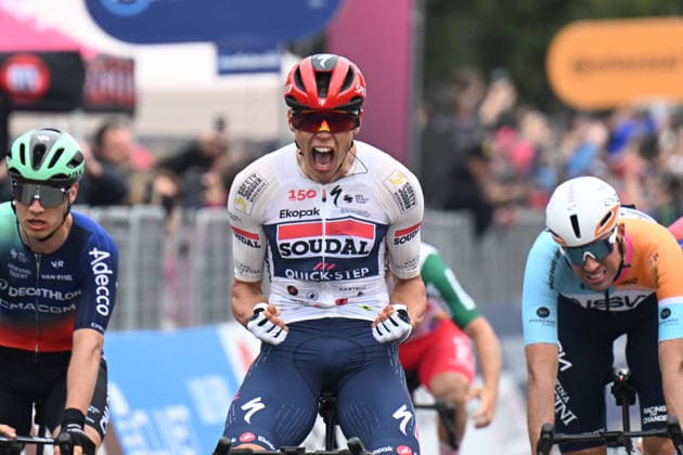 08-05-2026 Giro D italia; Tappa 01 Nessebar - Burgas; 2026, Soudal - Quick Step; Magnier, Paul; Burgas; 