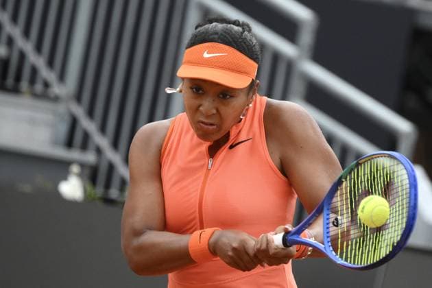 May 8, 2026, Belgrado, Italy: Naomi Osaka of Japan in action during her women s singles match against Eva Lys of Germany (not pictured) at the Italian Open tennis tournament in Rome, Italy, 08 May 2026. ANSA ALESSANDRO DI MEO. Italian Open Tennis Tournament  - ZUMAa110 20260508_zaf_a110_096 Copyright: xAlessandroxDixMeox
