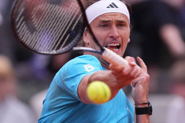 Sport Bilder des Tages Alexander Zverev (GER) during the match between Daniel Altmaier (GER) vs Alexander Zverev (GER) at the Italian Open in Rome, Friday, May 8, 2026. (Alfredo Falcone LaPresse)  Copyright: xAlfredoxFalcone LaPressex