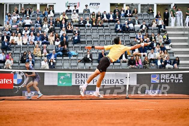 Foto IPP Cavaliere Emiliano. Roma 08 05 2026. Tennis Internazionali d Italia 2026. Nella foto: Novak Djokovic. Italy Photo Press - World Copyright italy ITALY  Copyright: xR4924_italyphotopressx