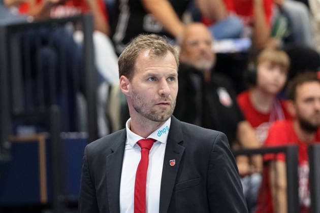 Anton Gavel Bamberg, Head Coach , Syntainics MBC vs BMA365 Bamberg Baskets, Basketball, 1 Bundesliga, Men, 33 Matchday, Season 2025 26, 08 05 2026 Weißenfels Stadthalle Sachsen Anhalt Germany