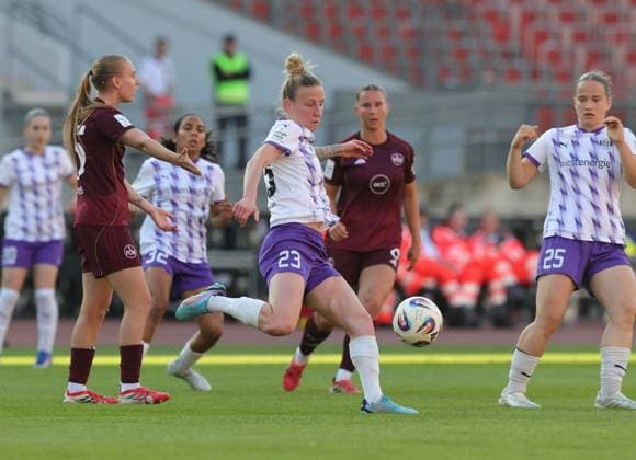 08 05 2026 Soccer Season 2025 2026 1 Women Soccer Bundesliga 25 Matchday 1 FC Nürnberg FCN Club SGS Essen Sportfoto Zink DaMa xdaxmax Julia Debitzki 23, SGS Essen