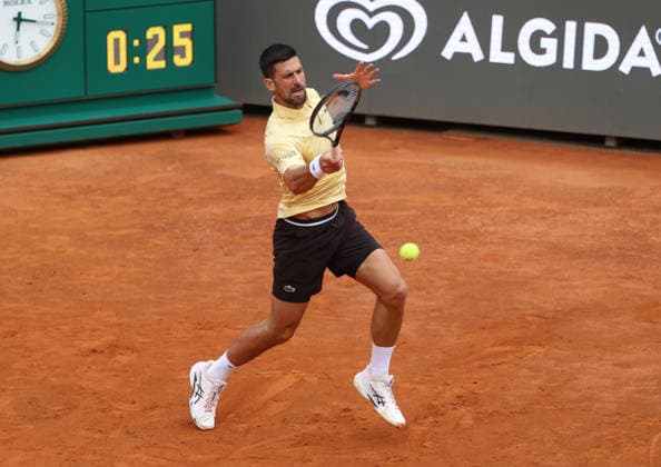 May 8, 2026, Rome, Lazio, Italy: NOVAK DJOKOVIC of Serbia during the match against D. Prizmic of Croatia in the second round of tennis tournament ATP, Tennis Herren 1000 Internazionali BNL DÃ¢â‚¬â ¢Italia, Rome, Italy. Rome Italy - ZUMAc278 20260508_zsp_c278_057 Copyright: xMarcinxCholewinskix
