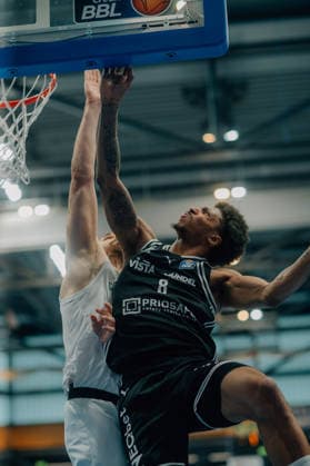BB TS Men Syntainics MBC BMA365 Bamberg Baskets Demarcus Demonia BMA365 Bamberg Baskets during the 2025 2026 season in the EasyCredit Bundesliga between Syntainics MBC and BMA365 Bamberg Baskets at Stadthalle Weissenfels on May 8, 2026 in Weissenfels, Sachsen Anhalt, Germany
